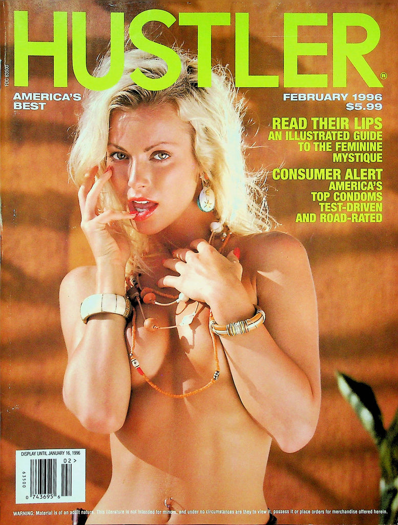 Hustler Magazine  Felicia Jessica & Talore February 1996 072722RP