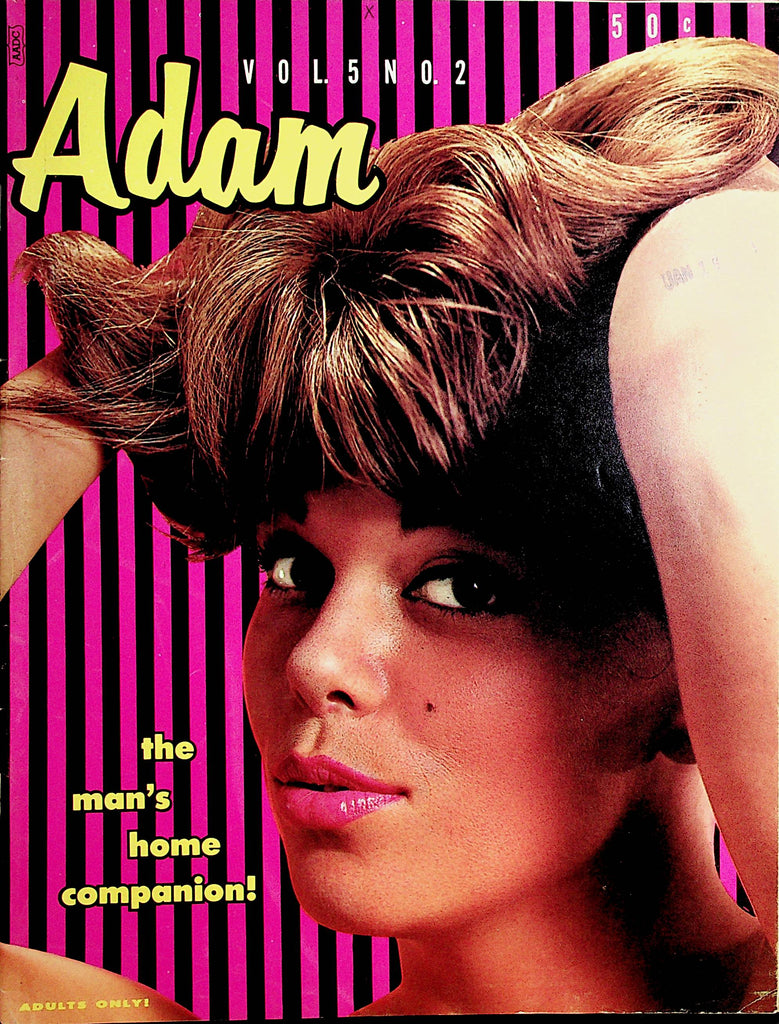 Adam Vintage Magazine   Cover Girl Shirley Quimby  vol.5 #2  1961     101221lm-dm