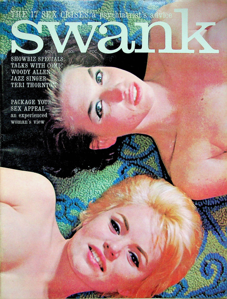 Swank Magazine Wood Allen Teri Thornton November 1963 061322RP