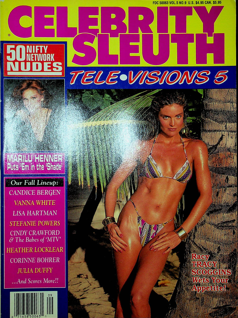 Celebrity Sleuth Magazine Marilu Henner & Candice Bergen Vol.5 No.9 1992 010323RP