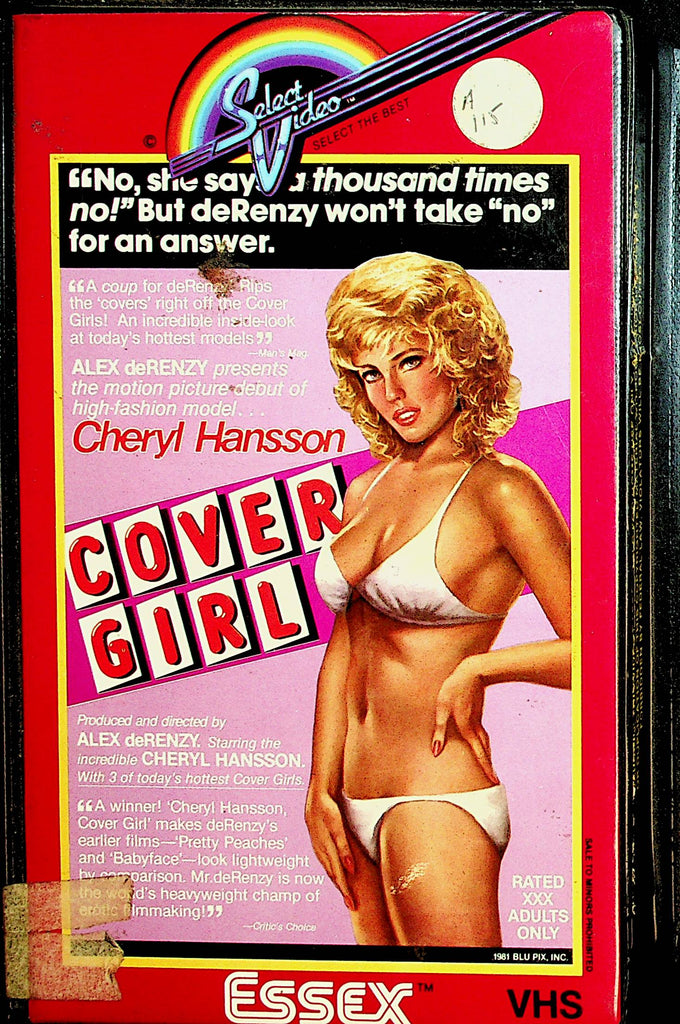 Cover Girl VHS  Cheryl Hansson XXX 1981  Essex    011622lm-dm