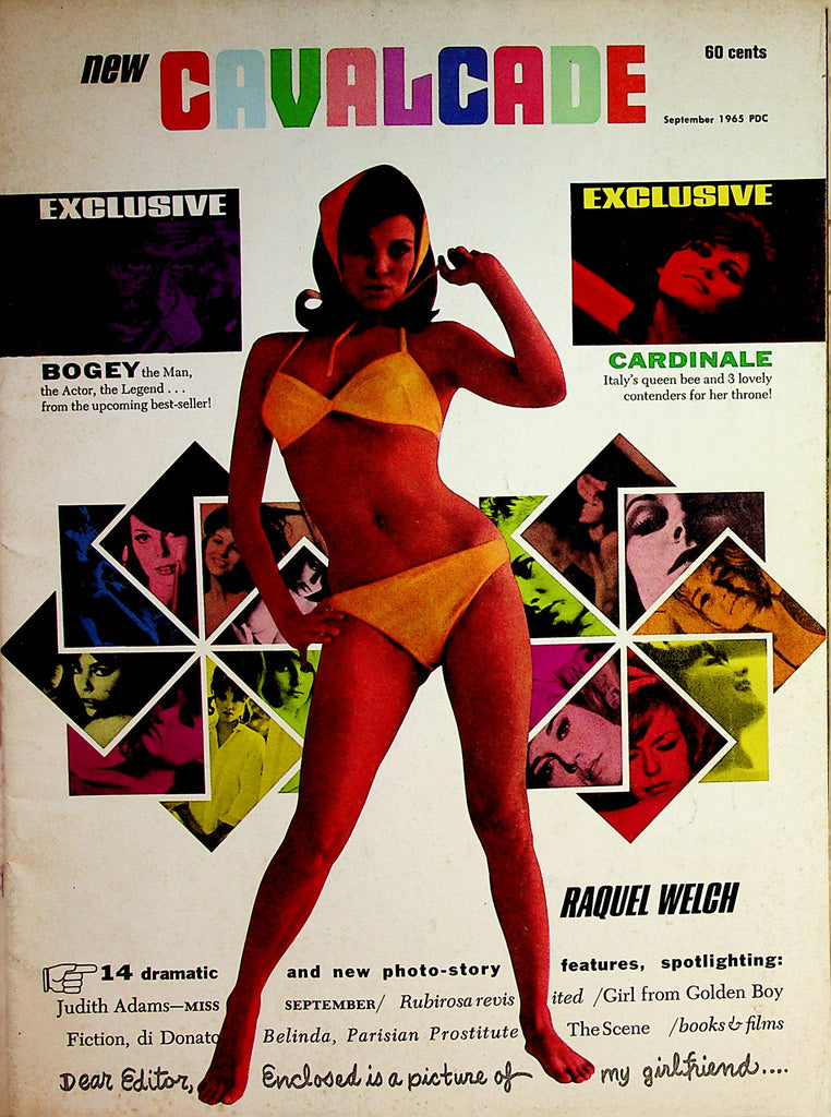 New Cavalcade Magazine  Raquel Welch / Miss September Judith Adams  September 1965    062822lm-p2
