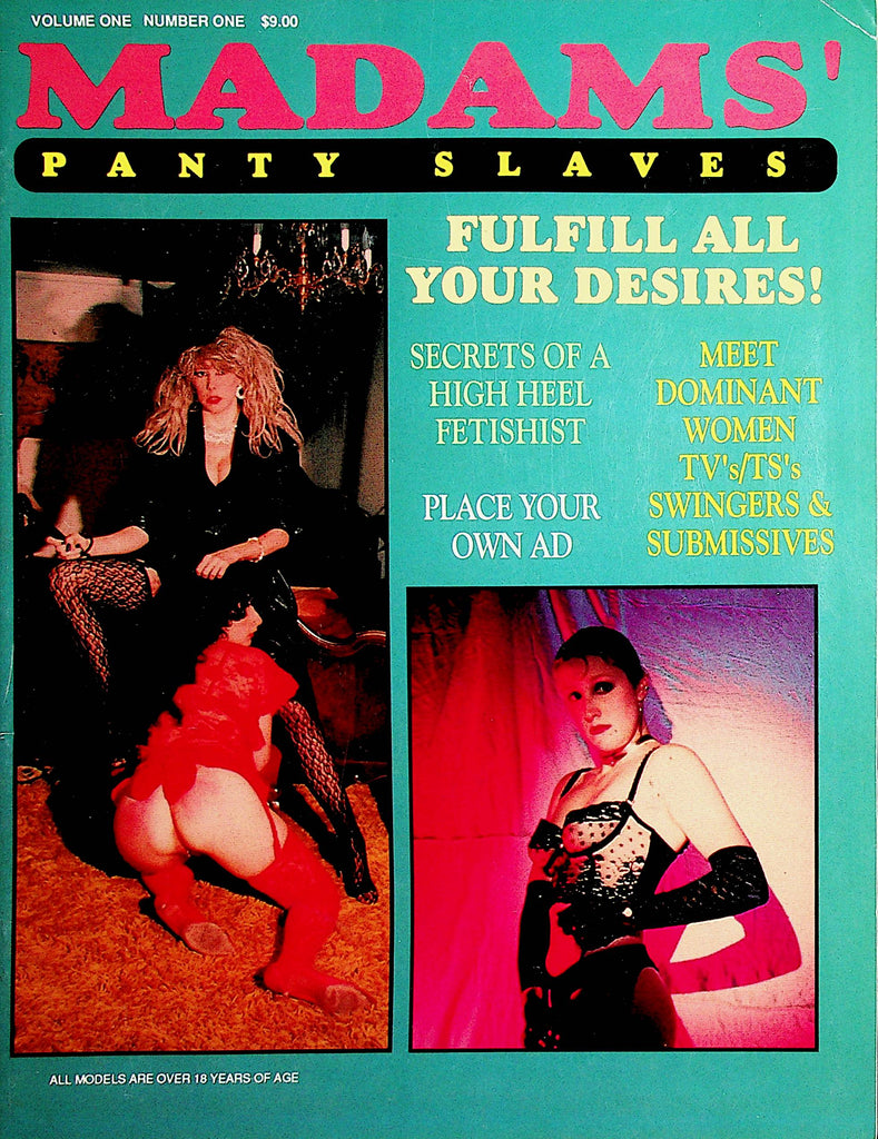 Madams' Panty Slaves Contact Magazine  High Heel Fetishist #1 1980's   010822lm-dm2