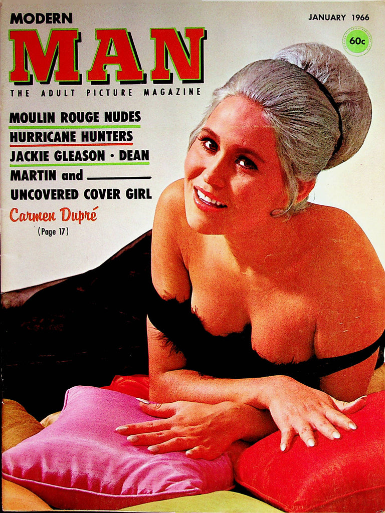 Modern Man Busty Magazine  Cover Girl Carmen Dupre'  January 1966    080622lm-p