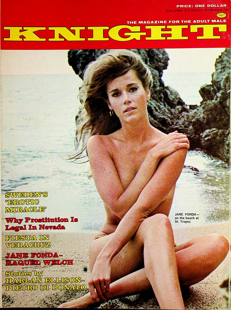 Knight Vintage Magazine  Covergirl Jane Fonda / Raquel Welch  vol.5 #12  1967      032723lm-p