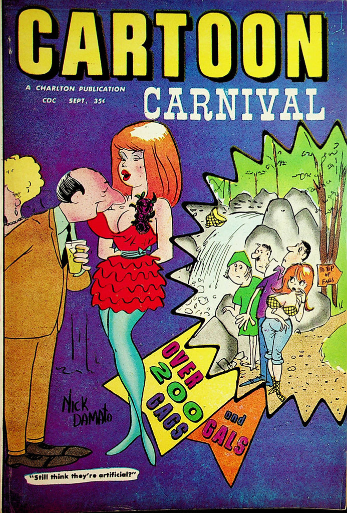 Cartoon Carnival Vintage Magazine  Over 200 Gags and Girls  #35 September 1970   100421lm-dm