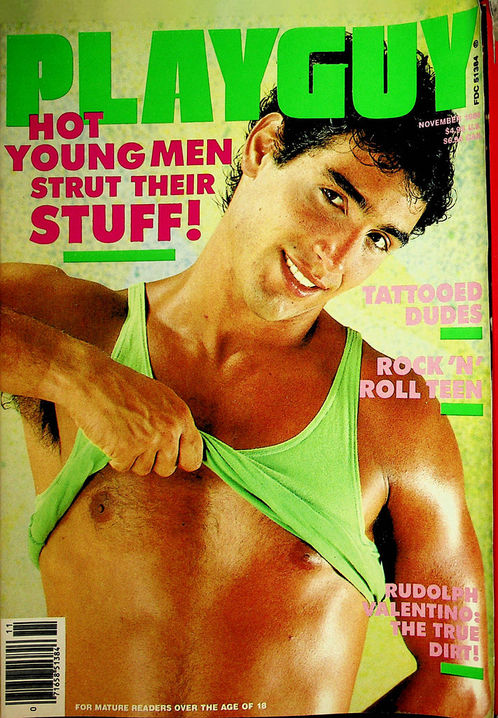 Playguy Gay Magazine   Cover Hunk Paulo  November 1988   080522lm-p