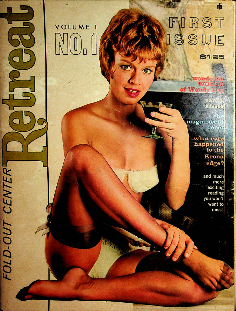 Retreat Busty Magazine  Wendy Day  vol.1 #1  1963 First Issue     080822lm-p4