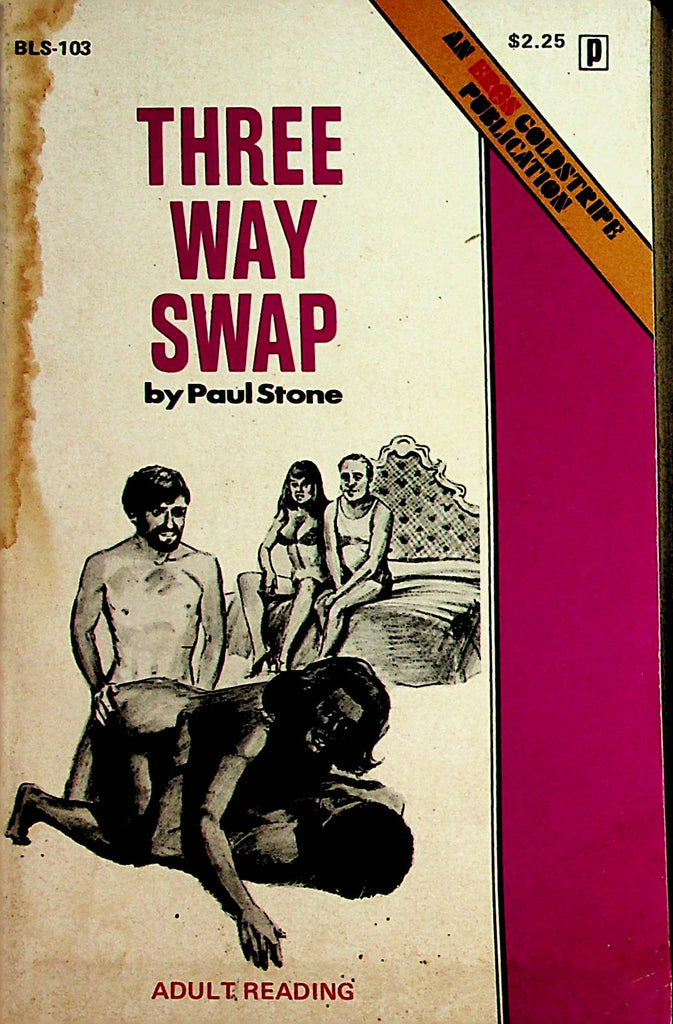 Three Way Swap Novel  by Paul Stone 1974  Eros Publishing    092221lm-dm2