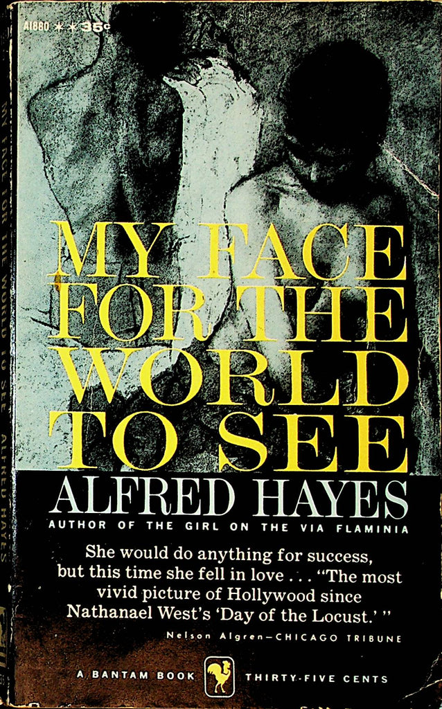 My Face For The World To See Novel  by Alfred Hayes 1959 Bantam Book     092421lm-dm