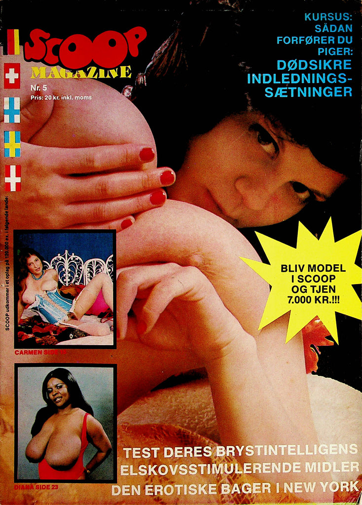 Scoop Busty International Magazine  Coverirl  Carina  #5 1980     062322lm-p2