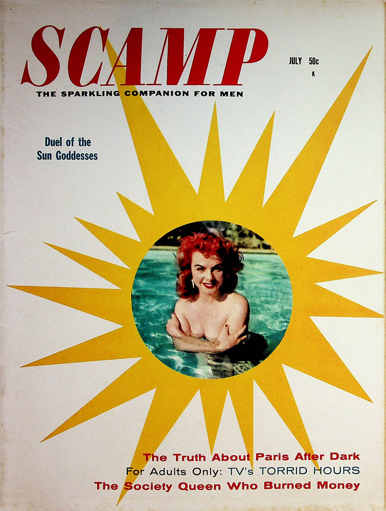 Scamp Magazine  Cover Girl Terry Jean  July 1958      062822lm-p