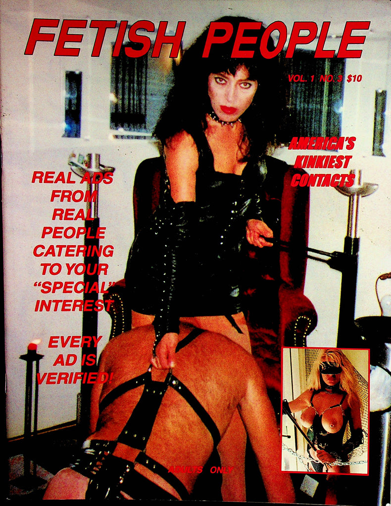 Fetish People Kinky Contact Magazine  vol.1 #3  1997 Carter Stevens   092422lm-p