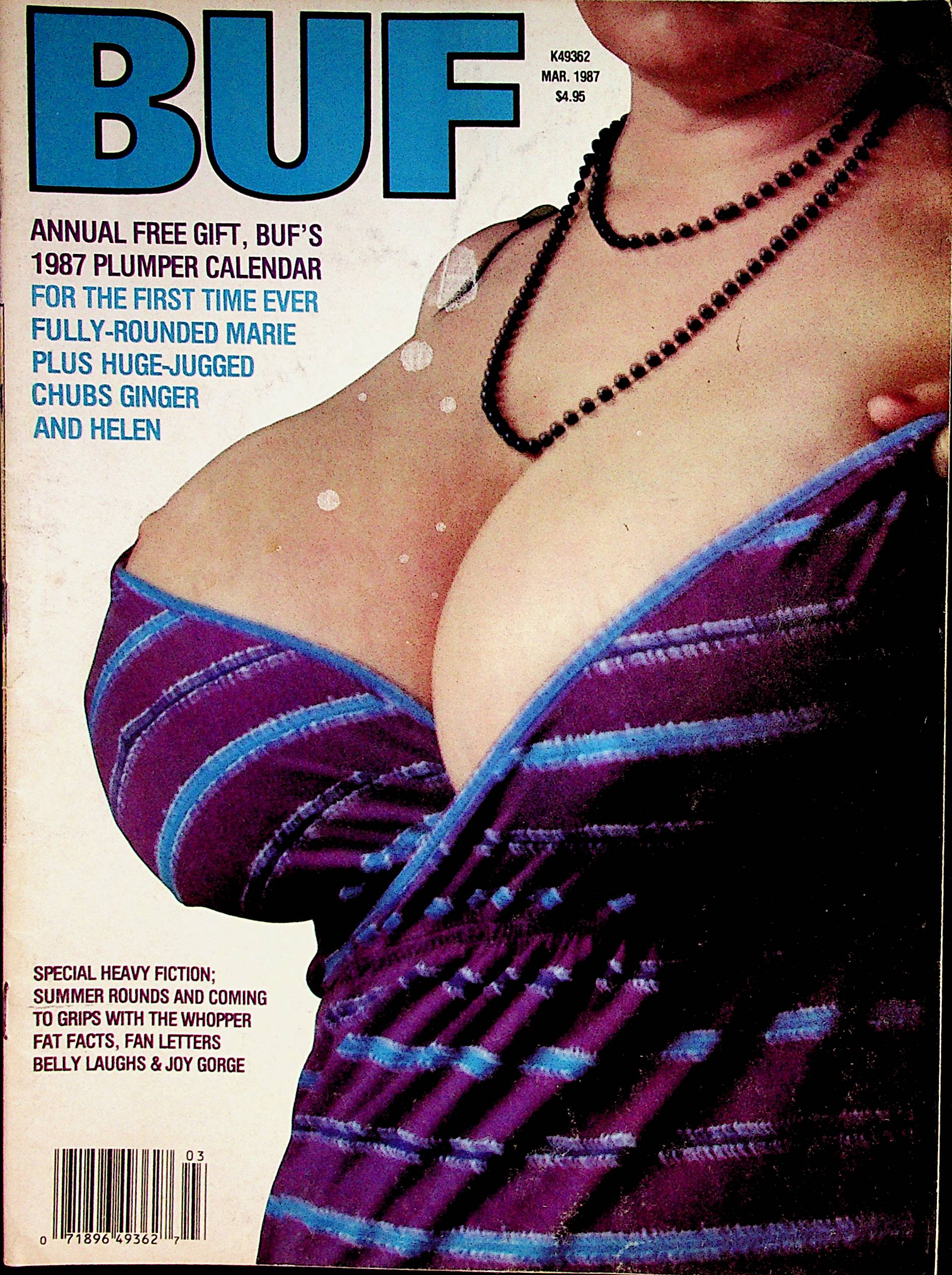 BUF Magazine Marie / w/Calendar March 1987 090222lm-p – Mr-Magazine