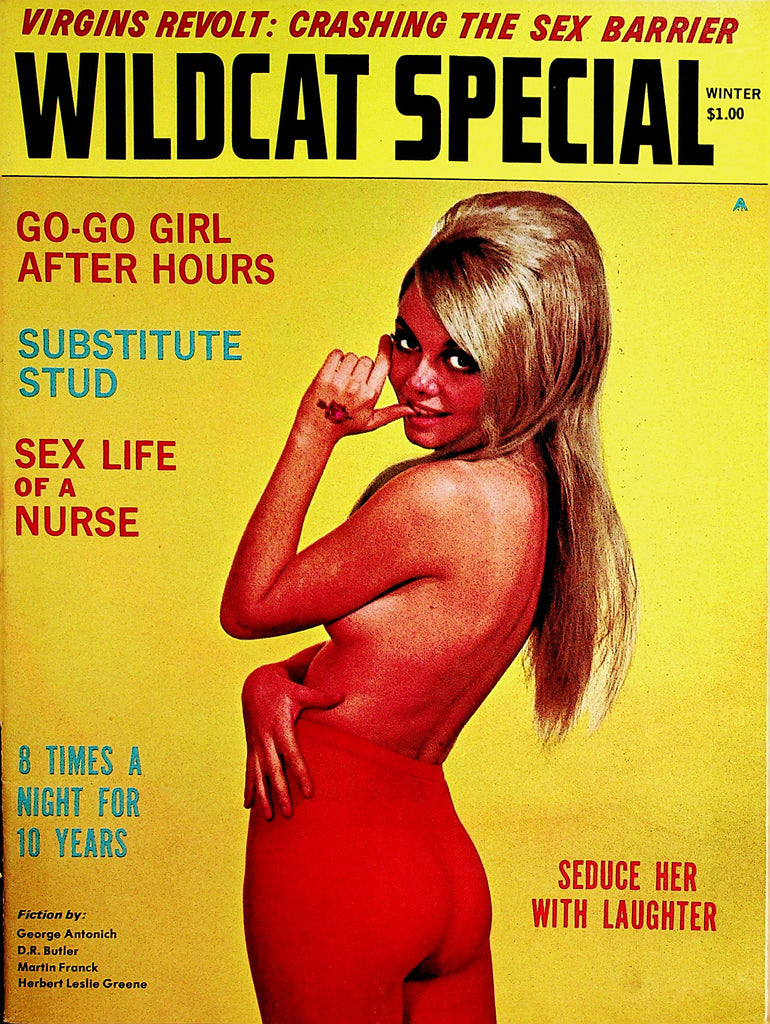 Wildcat Special Busty Magazine  Centerfold Girl Brandy Patrick / Sex Life Of A Nurse  Winter 1969     062122lm-p