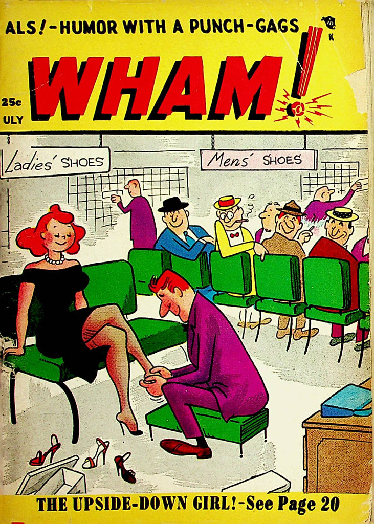 Wham! Vintage Cartoon Digest  Gals! Humor With A Punch-Gags  July 1956    032322lm-p