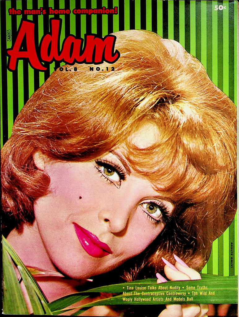 Adam Busty Magazine  Covergirl Tina Louise  vol.8 #12  1964    072322lm-p