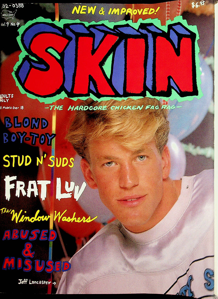 Skin Gay Magazine  Blond Boy-Toy Jeff Lancaster  vol.9 #4  1988   Magcorp    080422lm-p2