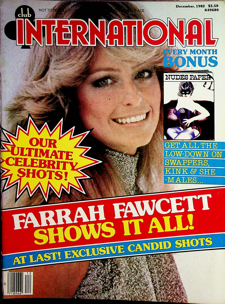 Club International Magazine  Farrah Fawcett Shows It All!   December 1982  102322lm-p