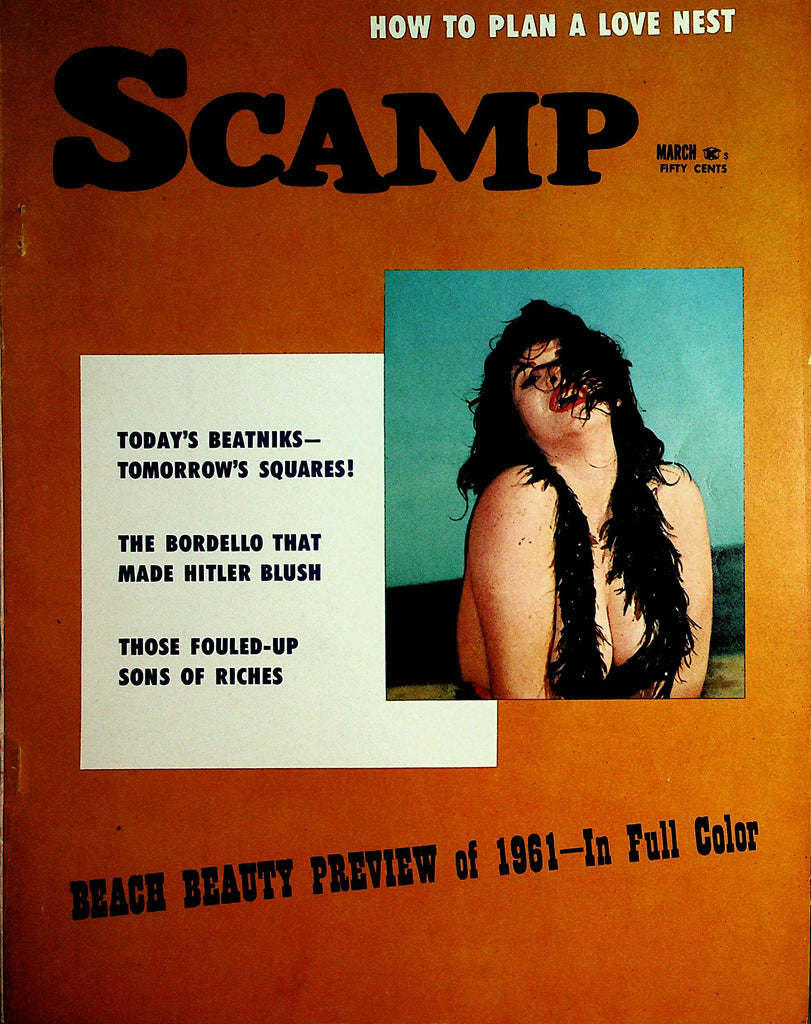 Scamp Vintage Magazine  Beach Beauty Preview Of 1961  March 1961  120721lm-dm