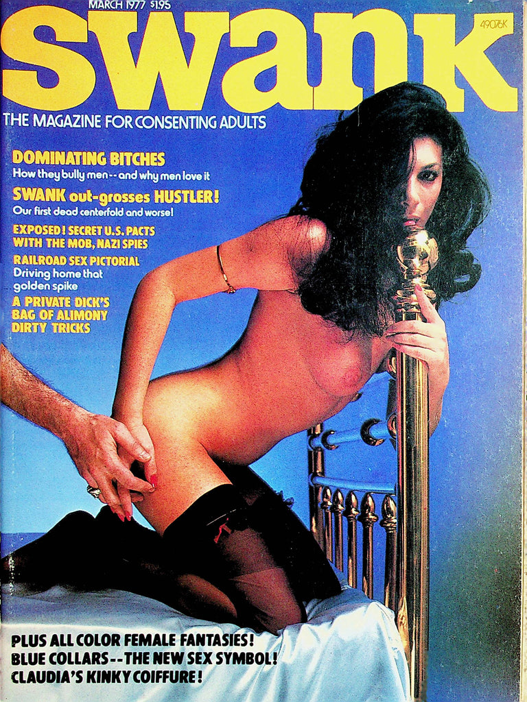 Swank Busty Vintage Magazine   Centerfold Girl Violet Neill  March 1977     010822lm-dm