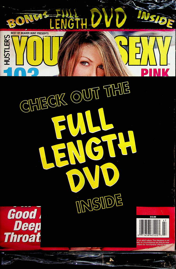 Young & Sexy Magazine   She's Good At Deep Throating 2000   w/DVD   new/sealed  18+   011623lm-p3