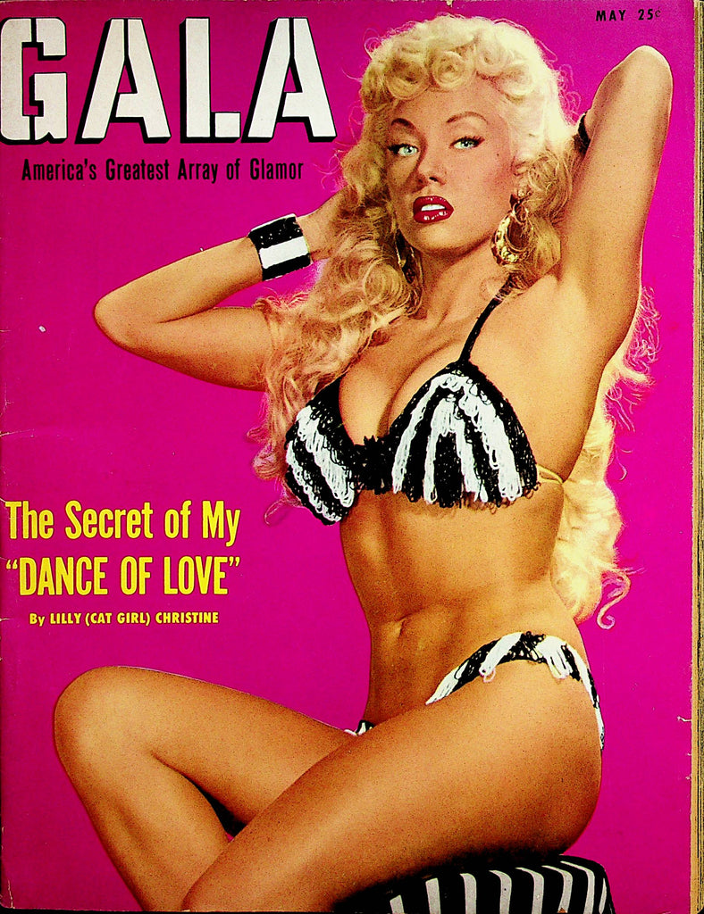 Gala Vintage Magazine  The Secret Of My "Dance Of Love by Lilly Christine  May 1953  022823lm-p