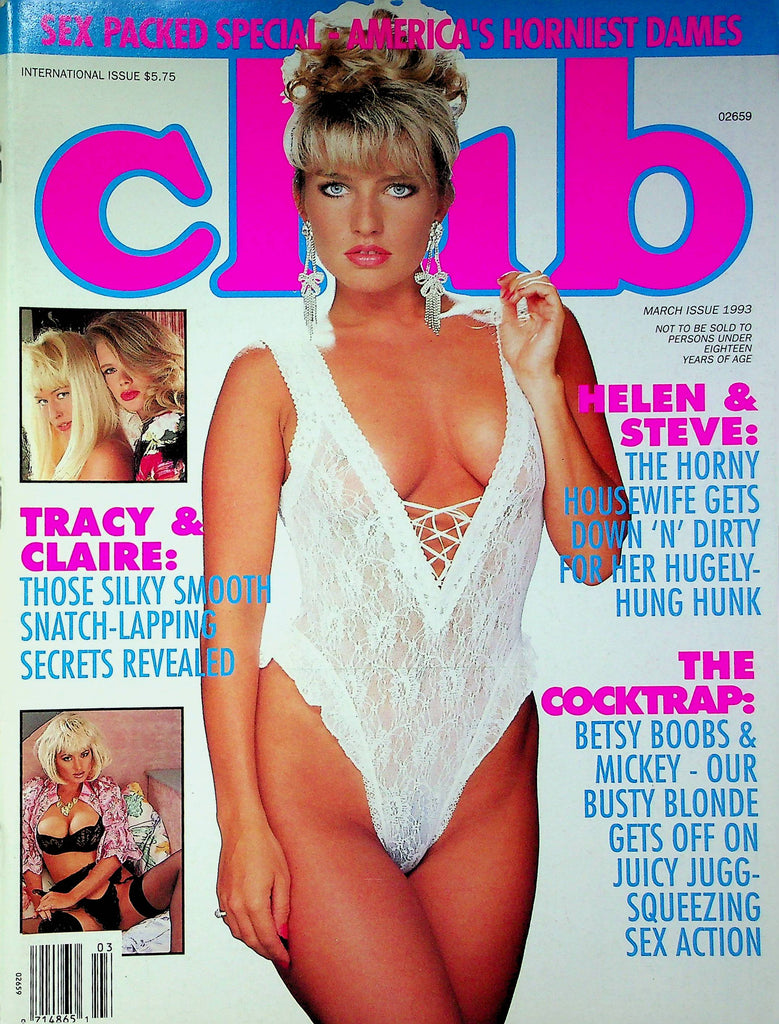 Club Magazine Tracy & Claire & Helen March 1993 032123RP