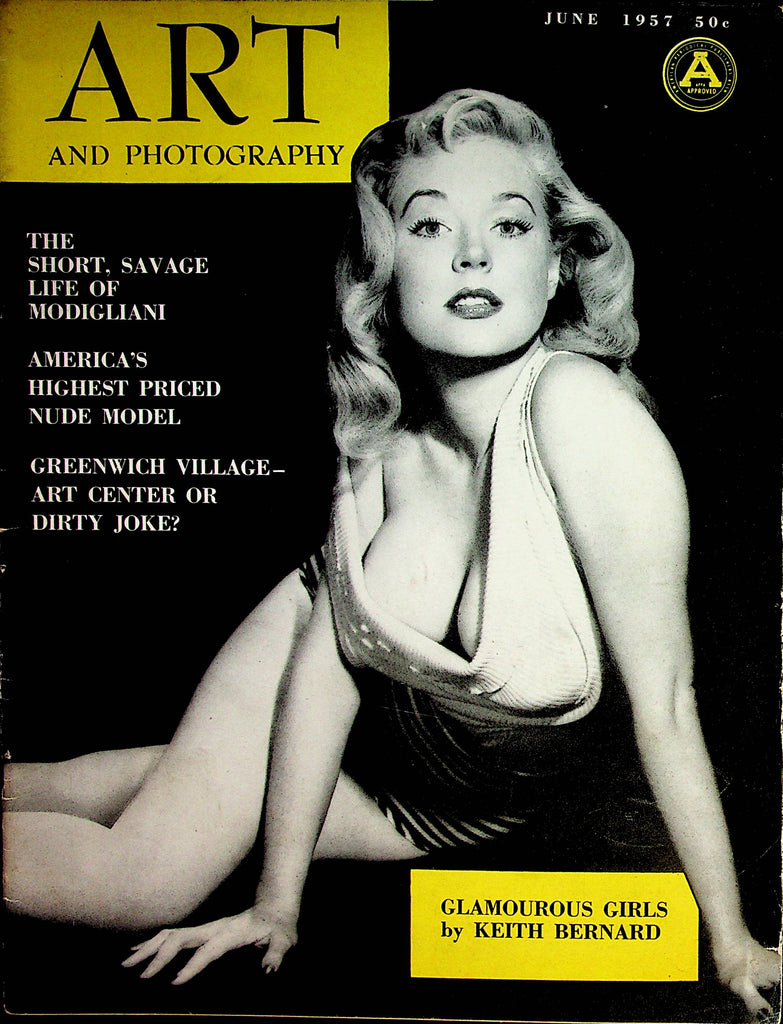 Art & Photography Vintage Magazine  Glamourous Girls by Keith Bernard  June 1957     071922lm-p