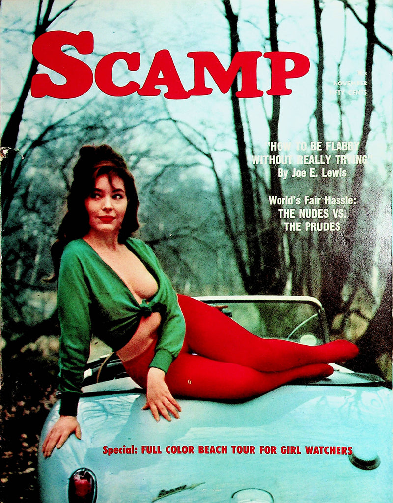 Scamp Vintage Magazine  Beach Tour For Girl Watchers  November 1962     101521lm-dm2