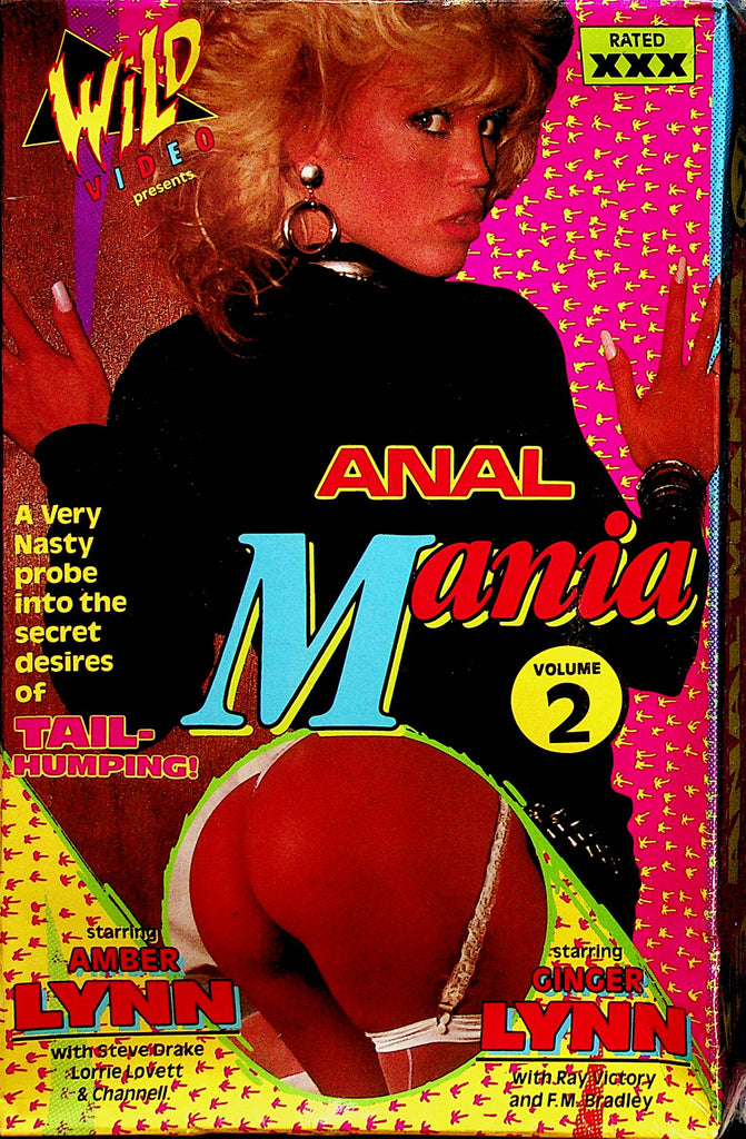 Anal Mania VHS Movie vol.2   Starring  Amber and Ginger Lynn 1988 by Wild Video   031523lp-vhs