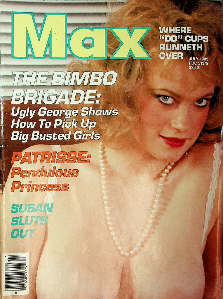 Max Busty Magazine  Christy Canyon/ Buffy Davis  July 1985    123121lm-dm