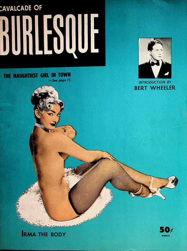 Cavalcade Of Burlesque Vintage Magazine  Irma The Body  March 1954   070222lm-p