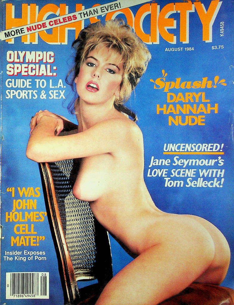 High Society Magazine Daryl Hannah & Olympic Special August 1984 013123RP