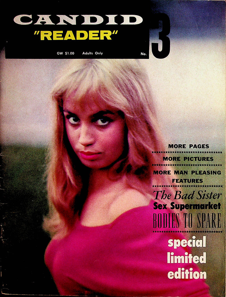Candid "Reader" Magazine  Sex Supermarket / The Bad Sister  #3 1961 Special Limited Edition   080822lm-p4