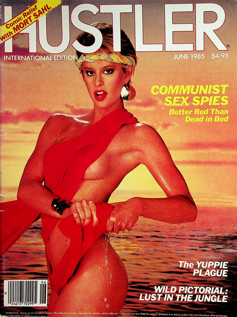 Hustler Magazine  Carlotta: Hot Lips & Fingertips  June  1985    022723lm-p