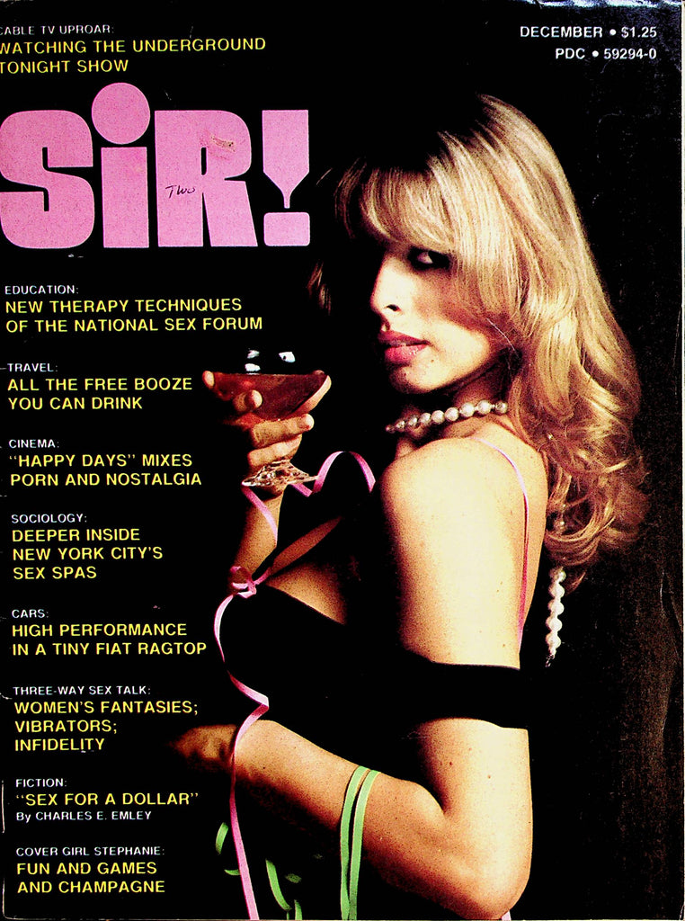 Sir! Busty Magazine   Cover Girl Stephanie  December 1974       080822lm-p4