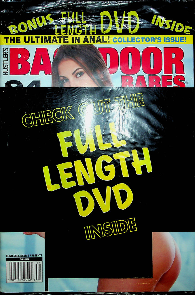 Hustler's Back Door Babes Magazine Connie Aubrey & Rebeca 2014 W/DVD 112522RP