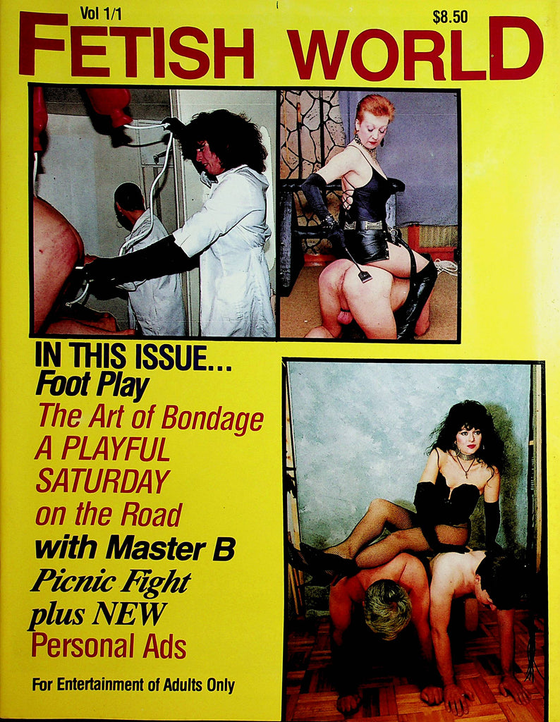 Fetish World Magazine   Foot Play / Art Of Bondage  vol.1 #1 1991 Esoteric Press  010822lm-dm2