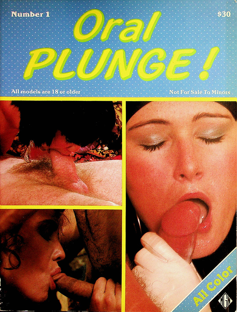 Oral Plunge! Magazine  Sucking and Fucking  #1 1990's   091322lm-p