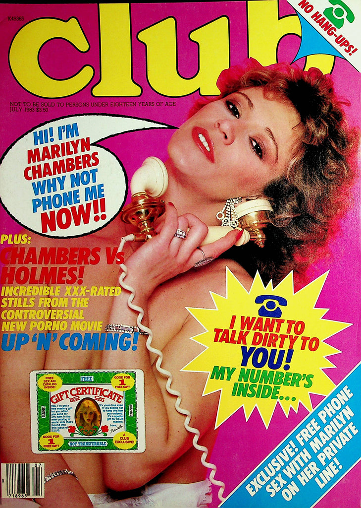 Club Busty Magazine  Marilyn Chambers/ John Holmes  July 1983    011122lm-dm2