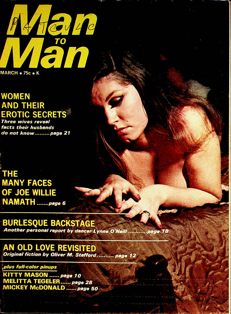 Man To Man Magazine  Centerfold Girl Melita Tegeler  March 1970   070422lm-p