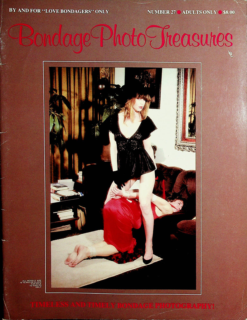 Bondage Photo Treasures Magazine  Marley Haze  #27 1989   London Enterprises   011322lm-dm