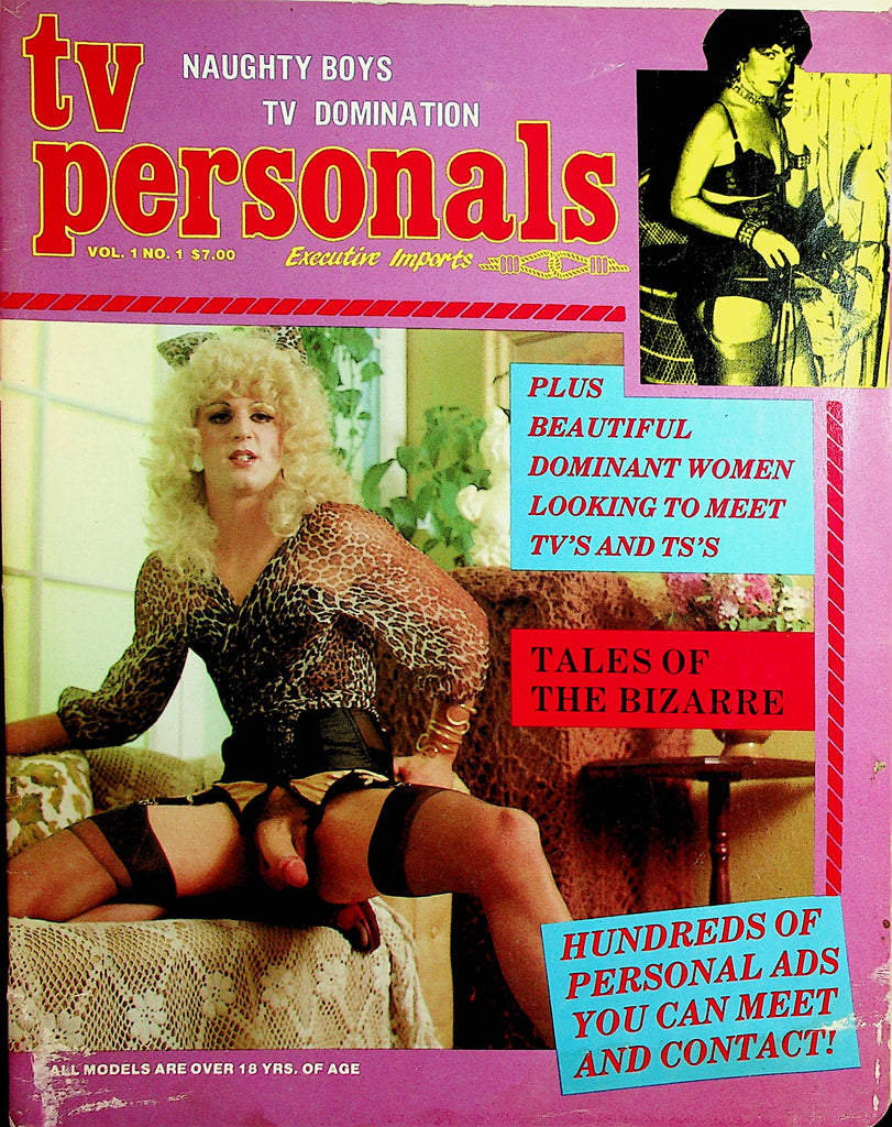 TV Personals Magazine  Naughty Boys TV Domination  vol.1 #1 1980's  Executive Imports   123121lm-dm