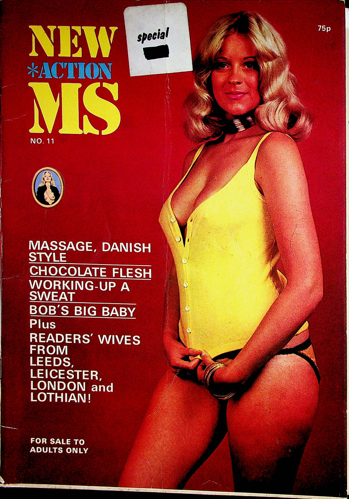 New Action Ms Magazine   Massage, Danish Style  #11 1980's      072622lm-p