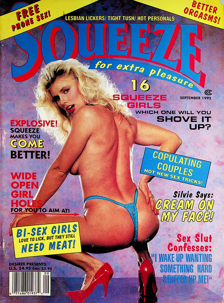 Squeeze Magazine   Silvie Says: Cream On My Face!  September 1992     062522lm-p