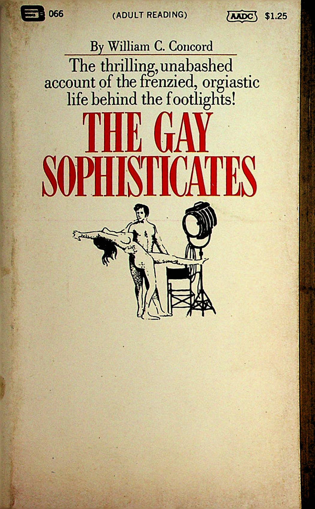 The Gay Sophisticates by William C. Concord  1968 Century Books    110121lm-dm