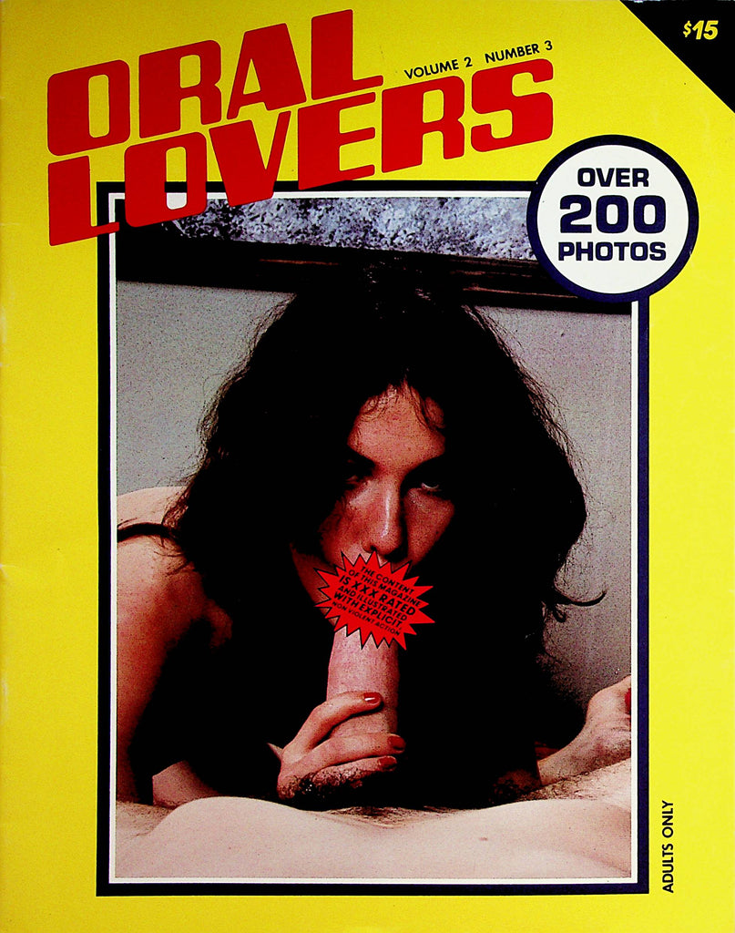 Oral Lovers Magazine  Over 200 Photos!  vol.2 #3  1970's    071622lm-p