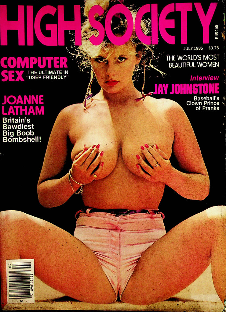 High Society Magazine  Joanne Latham  July 1985   120722lm-p