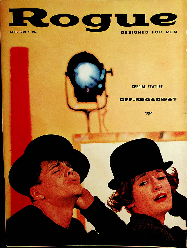 Rogue Magazine  Centerfold Claudia Randall  / Off-Broadway  April 1960   082421lm-dm